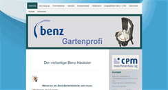 Desktop Screenshot of benz-haecksler.de