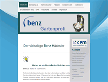 Tablet Screenshot of benz-haecksler.de